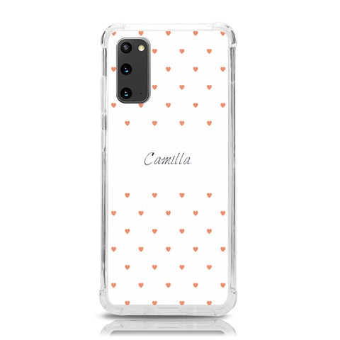 Personalized Name Heart Pattern(white) By Oneson Front