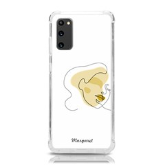 Personalized Name Couple Orange - Samsung Galaxy S20 6.2 Inch TPU UV Case