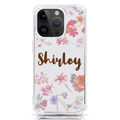 Personalized Floral Name - iPhone 14 Pro TPU UV Print Case