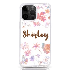 Personalized Floral Name - iPhone 14 Pro Max TPU UV Print Case