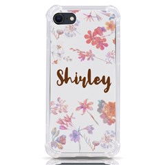 Personalized Floral Name - iPhone  SE (3rd generation) TPU UV Print Case