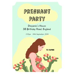 Happy Pregnant - Invitation Card 5 x 7 (Ticket) Happy Pregnant - Invitation Card 5 x 7 (Ticket)
