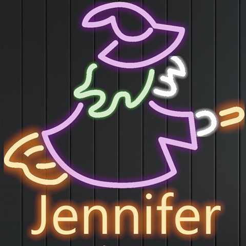 Personalized Halloween Witch Name By Joe Front