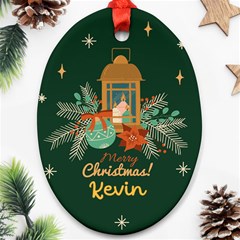 Christmas Candle Light Lamp - Ornament (Oval)