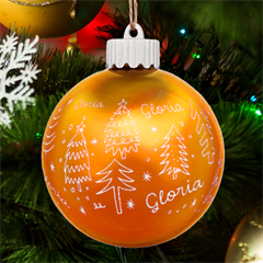 Personalized Merry Christmas Tree Name