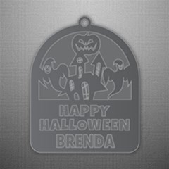 Personalized Happy Halloween Pumpkin Name - Acrylic Ornament Personalized Happy Halloween Pumpkin Name - Acrylic Ornament