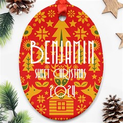 Christmas - Ornament (Oval)
