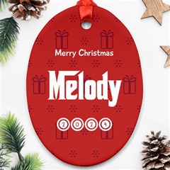 Christmas - Ornament (Oval)
