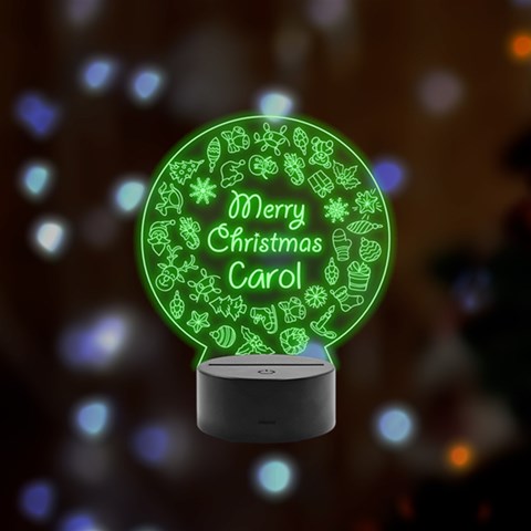 Personalized Merry Christmas Name By Joe Front