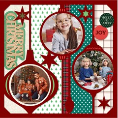 Personalized Christmas ScrapBook Page 12 x 12 Personalized Christmas ScrapBook Page 12 x 12