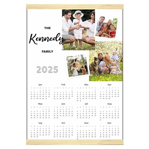 Personalized Family Calendar By Joe Front - Jan 2025