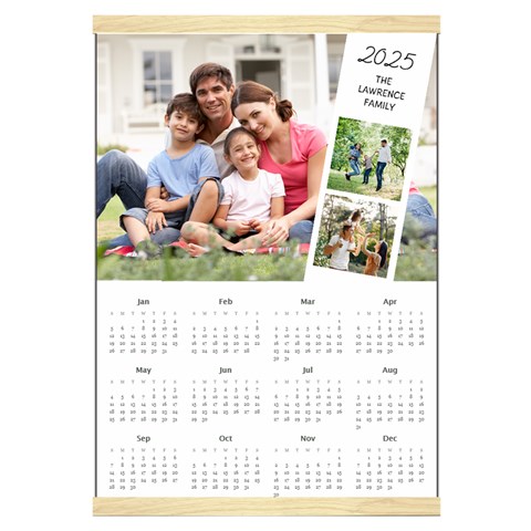 Personalized Family Calendar By Joe Front - Jan 2025