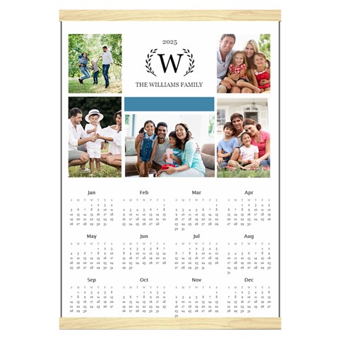 Personalized Family Calendar By Joe Front - Jan 2025