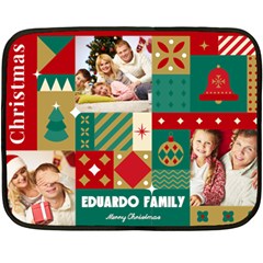 xmas photo graphic - 35 x27  Fleece Blanket (Mini)