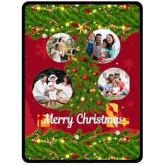 Christmas Tree Photo Large Blanket