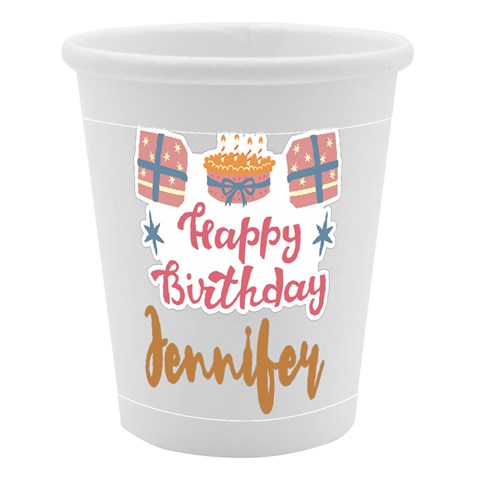Happy Birthday Paper Cup By Joe Center
