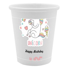 Union Happy Brithday Paper Cup - 250ml Disposable Paper Cup