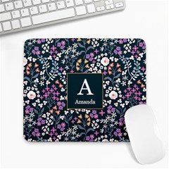 Initial Name Floral Mousepad - Collage Mousepad Initial Name Floral Mousepad - Collage Mousepad