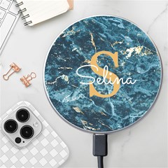Initial Name Marble Wireless Fast Charge