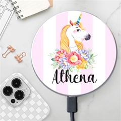 Personalized Unicorn Name Wireless Fast Charger