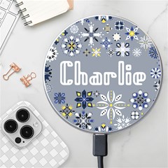 Personalized Shining Star Pattern Name Wireless Fast Charger