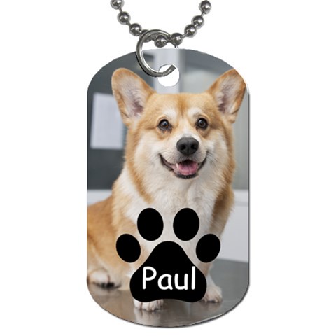 Photo Name Dog Tag By Joe Front