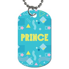 Memphis Pattern Dog Tag