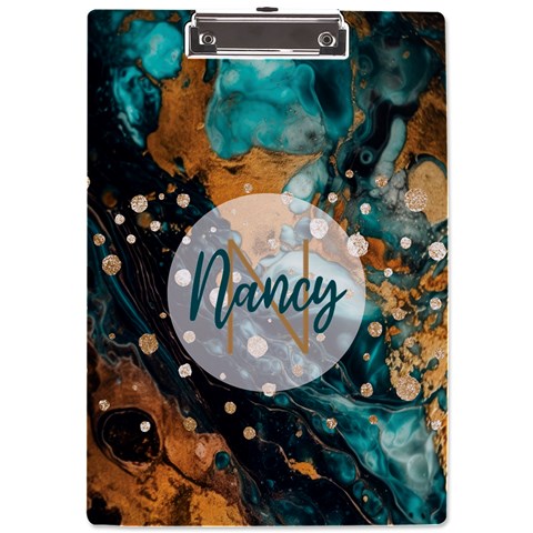 Marble Name Acrylic Clipboard By Joe Front