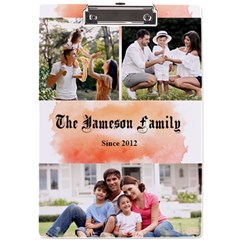 3 Photo Acrylic Clipboard