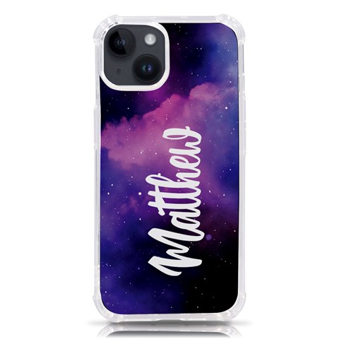 Personalized Galaxy Name Phone Case By Joe Front
