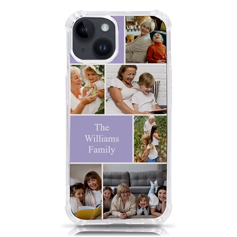 Personalized Photo Family Name Phone Case By Joe Front