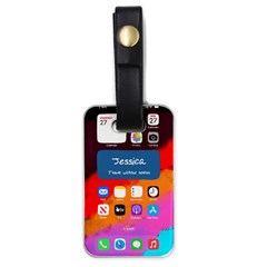 phone graphic - Luggage Tag (one side)