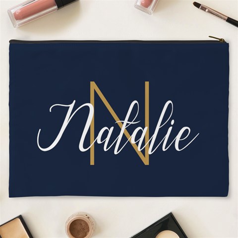 Personalized Initial Name Cosmetic Bag By Joe Back