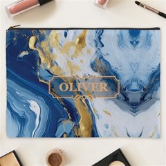 Personalized Marble Name Cosmetic Bag