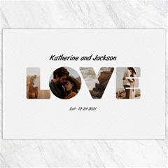 Love Word Photo Personalised Collage - Canvas 20  x 30 