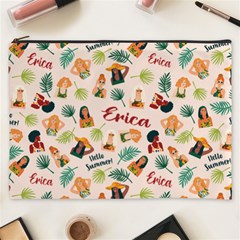 Personalized Summer Tropical Name Cosmetic Bag
