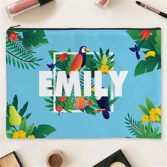 Personalized Summer Tropical Name Cosmetic Bag