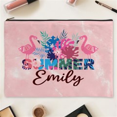Personalized Summer Tropical Name Cosmetic Bag