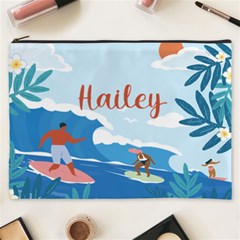 Personalized Summer Tropical Name Cosmetic Bag