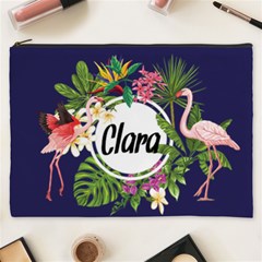 Personalized Summer Tropical Name Cosmetic Bag