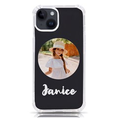 Personalized Circle Photo Name Phone Case