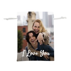 Personalized Couple Photo Lightweight Drawstring Pouch