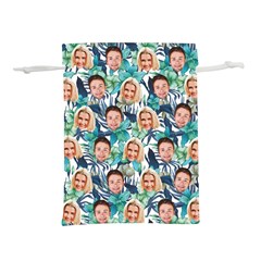 Personalized Couple Photo Lightweight Drawstring Pouch