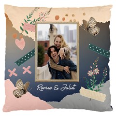 Personalized Couple Name Collage Style Cushion