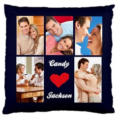 Personalized I Love You Couple 5 Photo Cushion
