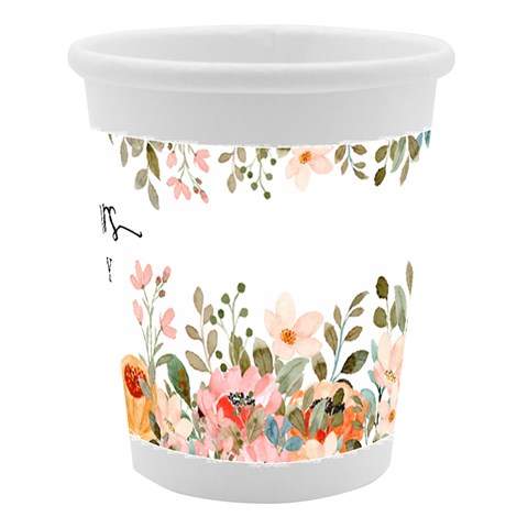 Personalized Wedding Name Date Paper Cup By Joe Right
