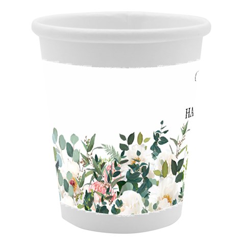 Personalized Celebration Name Date Paper Cup By Joe Left