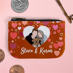 Personalized Photo Illustration Lover Name Mini Coin Purse Personalized Photo Illustration Lover Name Mini Coin Purse