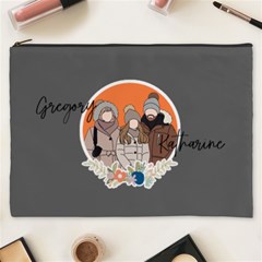Personalized Couple Wedding Illustration Name Cosmetic Bag