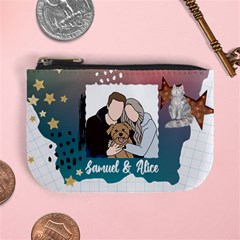 Personalized Photo Illustration Lover Name Mini Coin Purse Personalized Photo Illustration Lover Name Mini Coin Purse